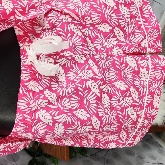 J. Crew Palm Cotton PJ Set - Picture 3 of 7